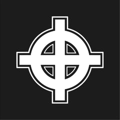 Celtic Cross Die Cut Vinyl Decal