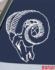 LOS ANGELES RAMS Die Cut Vinyl Decal