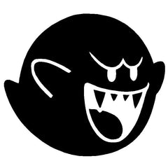 Super Mario Brothers Boo Die Cut Vinyl Decal