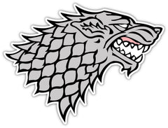 STARK HOUSE GAME OF THRONE GOT Die Cut Vinyl Decal
