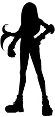Final Fantasy 7 Tifa Die Cut Vinyl Decal