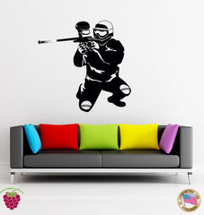 Gun For Living Room Die Cut Vinyl Decal
