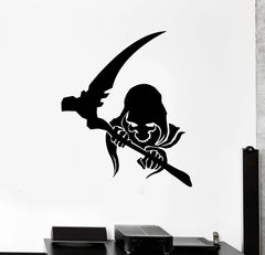 Ghost Skeleton Monster Skull Grim Reaper Cut Vinyl Decal