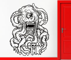 Scary Monster Horror Creepy Cool Alien Die Cut Vinyl Decal