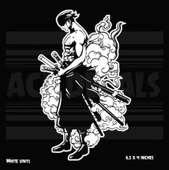 One Piece - Zoro Die Cut Vinyl Decal