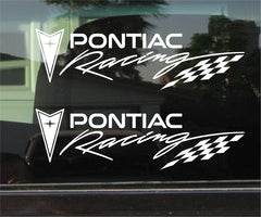 PONTIAC RACING Die Cut Vinyl Decal