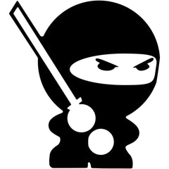 Ninja Die Cut Vinyl Decal