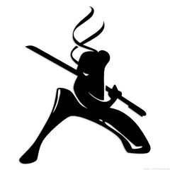 Ninja Sword Die Cut Vinyl Decal