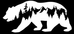 Bear Mountains Adventure Die Cut Vinyl Decal