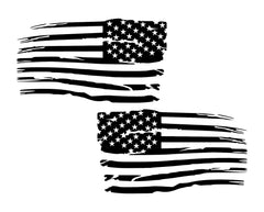 Distressed American Flag Premium Vinyl Decal sticker funny JDM Vinyl Decal, Die Cut Vinyl Decal/ Bumper For Windows, Cars, Trucks, Laptops, Etc.
