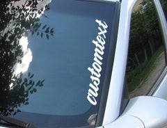 Custom Text Decal Personalised Windscreen Lettering Name Car Van Vinyl Sticker, Trucks, Laptops, Etc. (Copy)