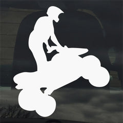 ATV Quad 4 Wheeler Die Cut Vinyl Decal