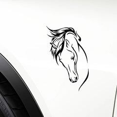 Horse Head Die Cut Vinyl Decal