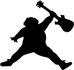 Air Jerry Garcia outline For Windows, Cars, Trucks, Laptops, Etc.