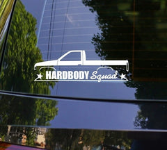 HARDBODY Squad Decal Sticker for Nissan Hard Die Cut Vinyl Decal