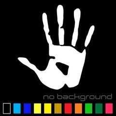 Handprint Die Cut Vinyl Decal