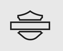 Harley Davidson Shield logo Decal Die Cut Vinyl Decal