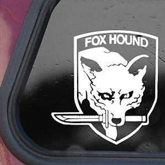 Foxhound metal gear solid Die Cut Vinyl Decal
