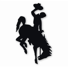 Wyoming Cowboys Die Cut Vinyl Decal