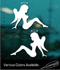 DECAL SILHOUETTE TRUCK'IN VANNER, Die Cut Vinyl Decal
