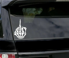 Car Bumpers Stickers Skeleton hands Decals Stickers Black White Waterproof Vinyl Pegatinas for Motor Helmet Pitcher Fridge Die Cut Vinyl Decal