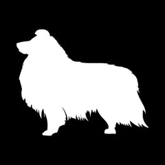 sheltie‑dog‑vinyl‑sticker‑truck‑smooth‑surface