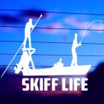 Skiff Life Fishing Vinyl Decal