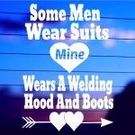 Welding Hood & Boots Vinyl Decal