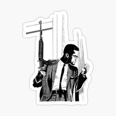 Item preview, Malcolm Black Civil Die Cut Vinyl Decal