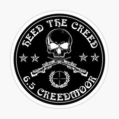 Heed The Creed Black Die Cut Vinyl Decal