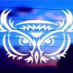 tribal-owl-vinyl-decal-on-car-window-bumper