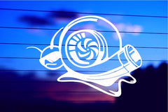 Turbo Snail JDM vinyl die cut decal for cars trucks laptops windows