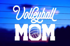 Volleyball Mom 3 vinyl die cut decal for cars trucks laptops windows