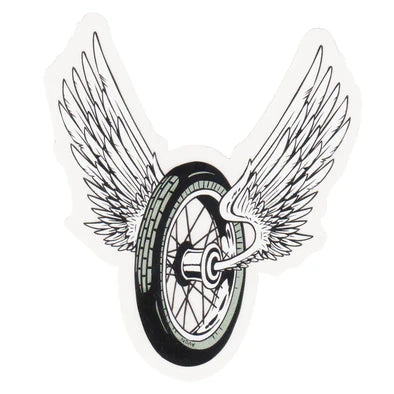 Winged Wheel  Die Cut Vinyl Decal