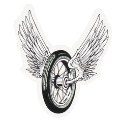 Winged Wheel  Die Cut Vinyl Decal