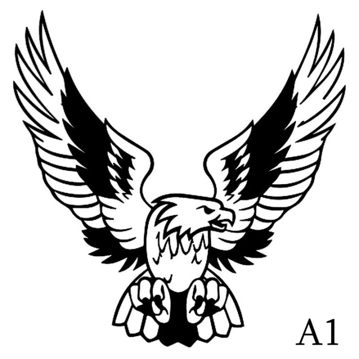 Fashion Eagle on Car Funny Wild Anima Die Cut Vinyl Decal