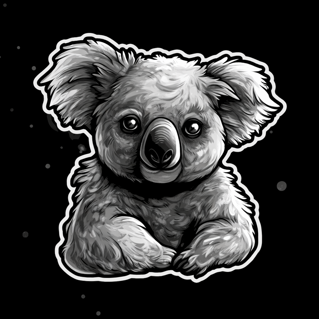 Coala bear Bumper For Windows, Cars, Trucks, Laptops Etc.