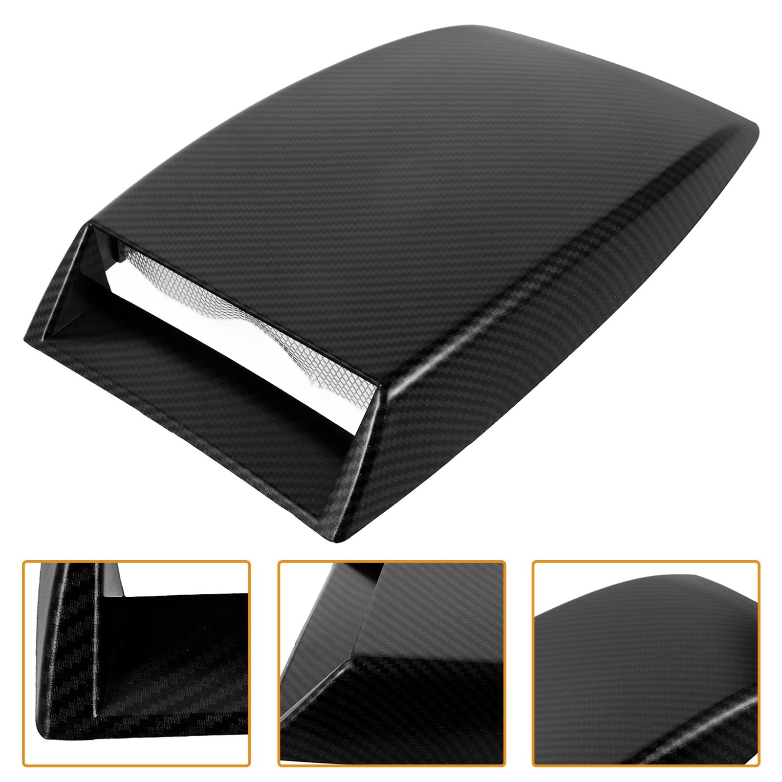 LOLIPPYY Car Vent Decoration Sticker Vehicle Hood Vent Marker Automotive Hood Simulation Vent Trim | Die Cut Vinyl Decal/ Bumper For Windows, Cars, Trucks, Laptops, Etc.