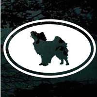 Papillon Oval Decals | Die Cut Vinyl Decal