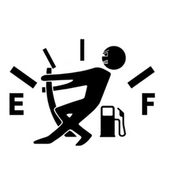 Funny Car Sticker Pull Fuel Tank Pointer Ef Fuel Tank Car Sticker Die Cut Vinyl Decal/ Bumper For Windows, Cars, Trucks, Laptops, Etc.