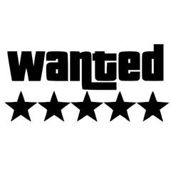Gta 5 Stars Die Cut Vinyl Decal
