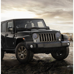 Headlight Decals for Jeep Wrangler – Purple Evil Eye Vinyl Stickers, Waterproof Headlight Covers   Die Cut Vinyl Decal/ Bumper For Windows, Cars, Trucks, Laptops, Etc.