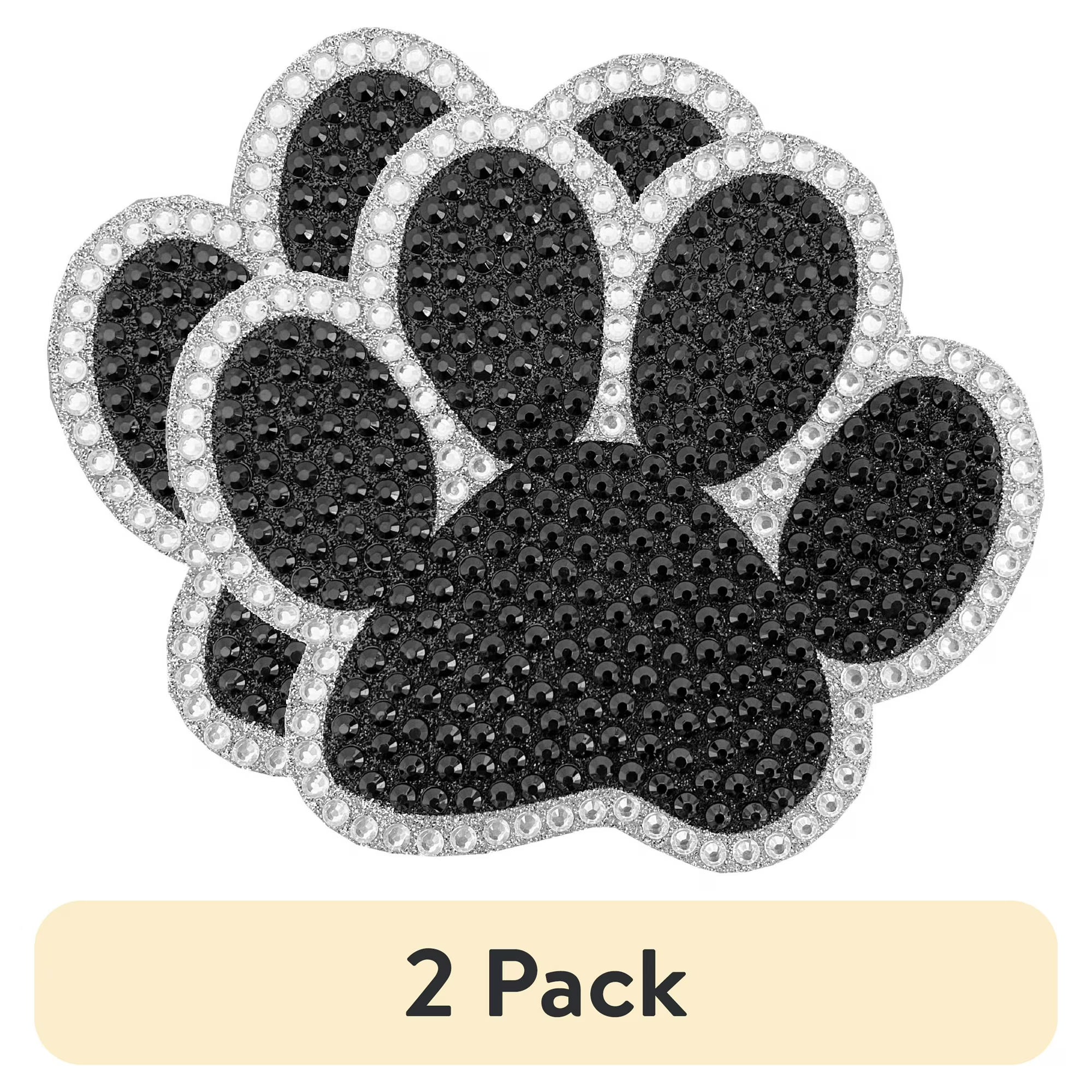Auto Drive Rhinestone Animal Paw Vinyl Car Sticker Decal, Black, White  Die Cut Vinyl Decal/ Bumper For Windows, Cars, Trucks, Laptops, Etc.