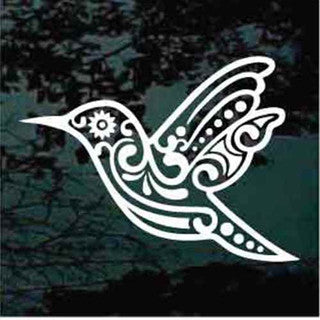 Decorative Hummingbird Decals | Die Cut Vinyl Decal