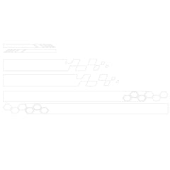 Stickers 5 Pieces Vinyl Car Side Sticker Auto Body Racing Sports Decals Universal Car Truck DIY Decal Stripe Vinyl Stickers Decoration | Die Cut Vinyl Decal/ Bumper For Windows, Cars, Trucks, Laptops, Etc.