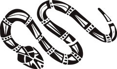 Snake decoration Car Decal Die Cut Vinyl Decal