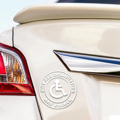Invisible Disability Awareness Sticker | Die Cut Vinyl Decal/ Bumper For Windows, Cars, Trucks, Laptops, Etc.