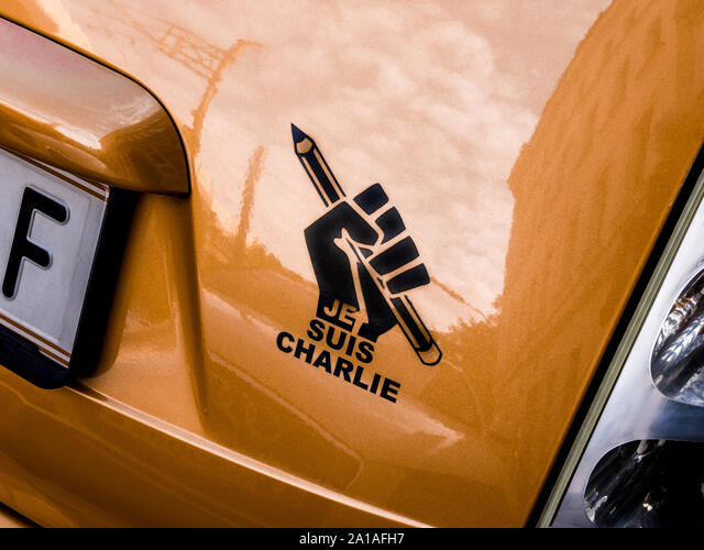 Je suis Charlie Die Cut Vinyl Decal