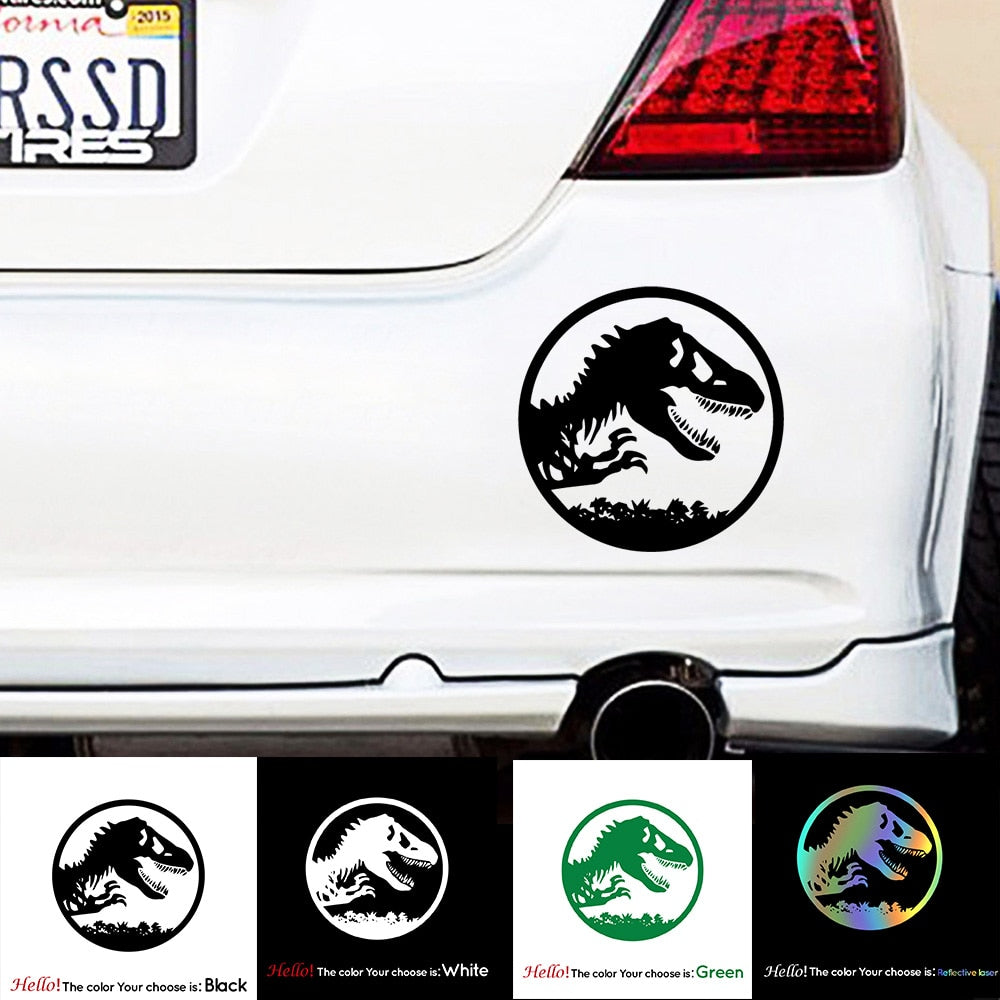 Cartoon Jurassic Park Car Decal Fashion Cartoon  |  Die Cut Vinyl Decal