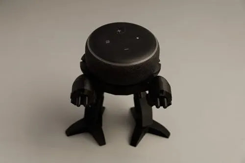3D Printed Spider-Themed Stand, Smart Speaker Stand Suitable for Alexa Echo Dot 4Th/5Th Generation and Homepod Mini, Perfect for Halloween and Christmas Decorations, Desktop Display Stand Die Cut Vinyl Decal